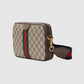 Gucci GG Ophidia Small Crossbody Bag Beige and Brown