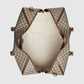Gucci GG Large Duffle Bag with Interlocking G Beige and Brown