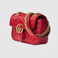 Gucci GG Marmont Matelasse Mini Bag Red