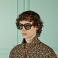 Gucci Horsebit Jacquard Wool Jacket