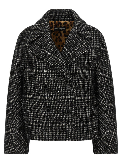 Dolce & Gabbana Houndstooth Coat