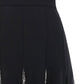 Dolce & Gabbana Charmeuse Skirt With Lace