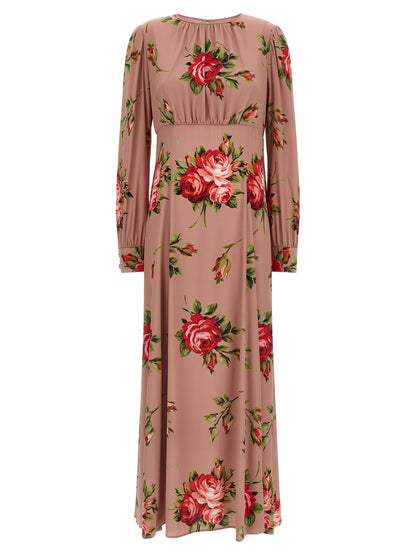 Dolce & Gabbana Bouquet Rose Dress