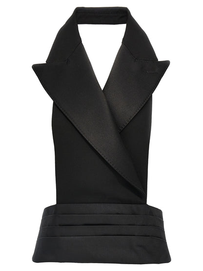 Dolce & Gabbana Double-breasted Bare Back Vest
