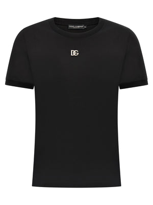 Dolce & Gabbana Rhinestone Logo T-shirt