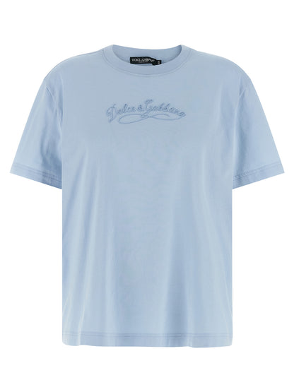 Dolce & Gabbana Chain Embroidery T-shirt