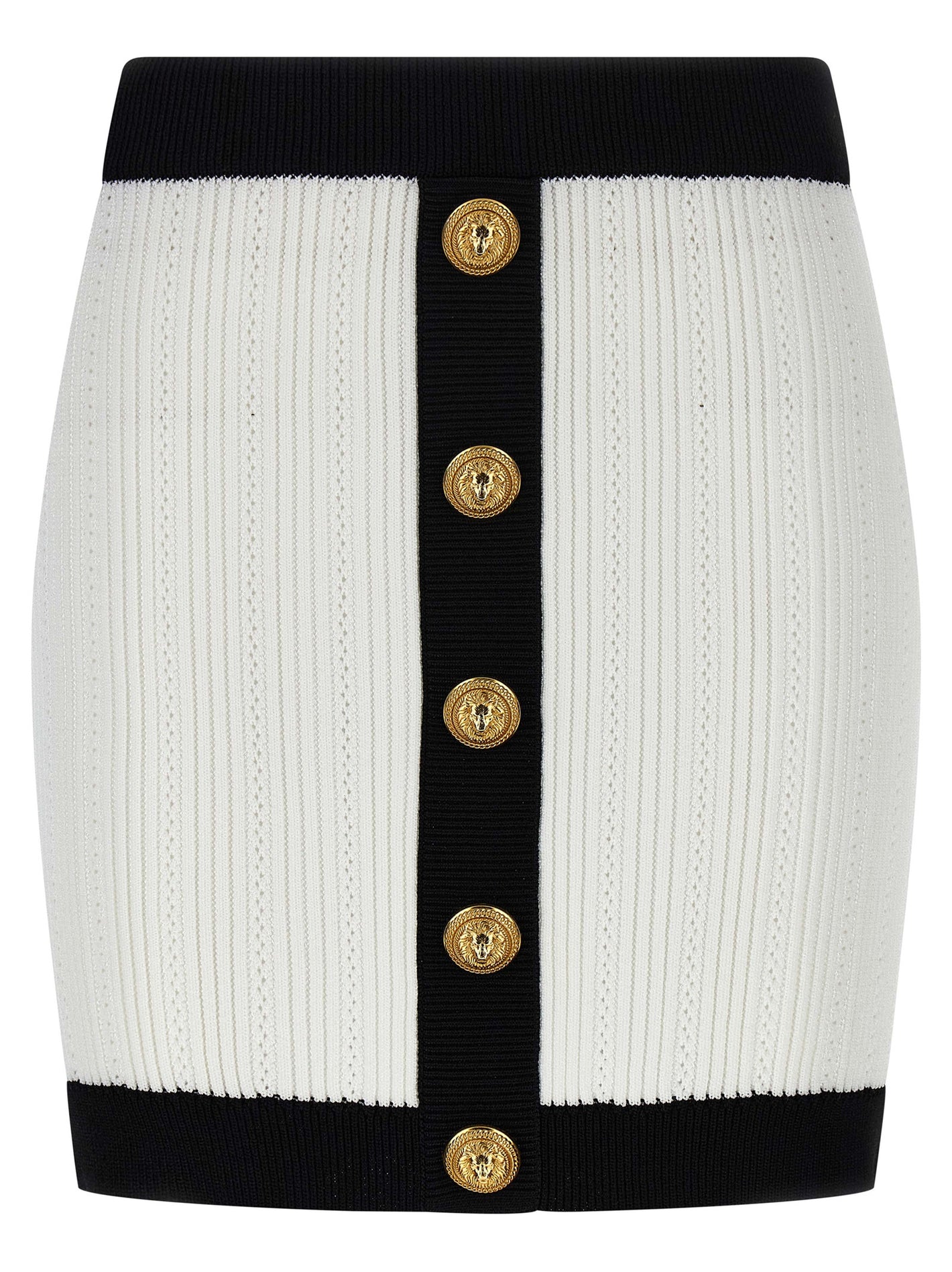 Balmain Two-tone Miniskirt