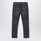 Balmain Balmain Grey washed slim biker jeans
