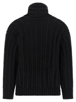 Dolce & Gabbana Coarse Wool Cardigan