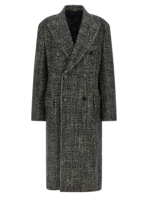 Dolce & Gabbana Bouclé Wool Coat