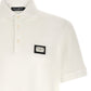 Dolce & Gabbana Logo Plate Polo Shirt