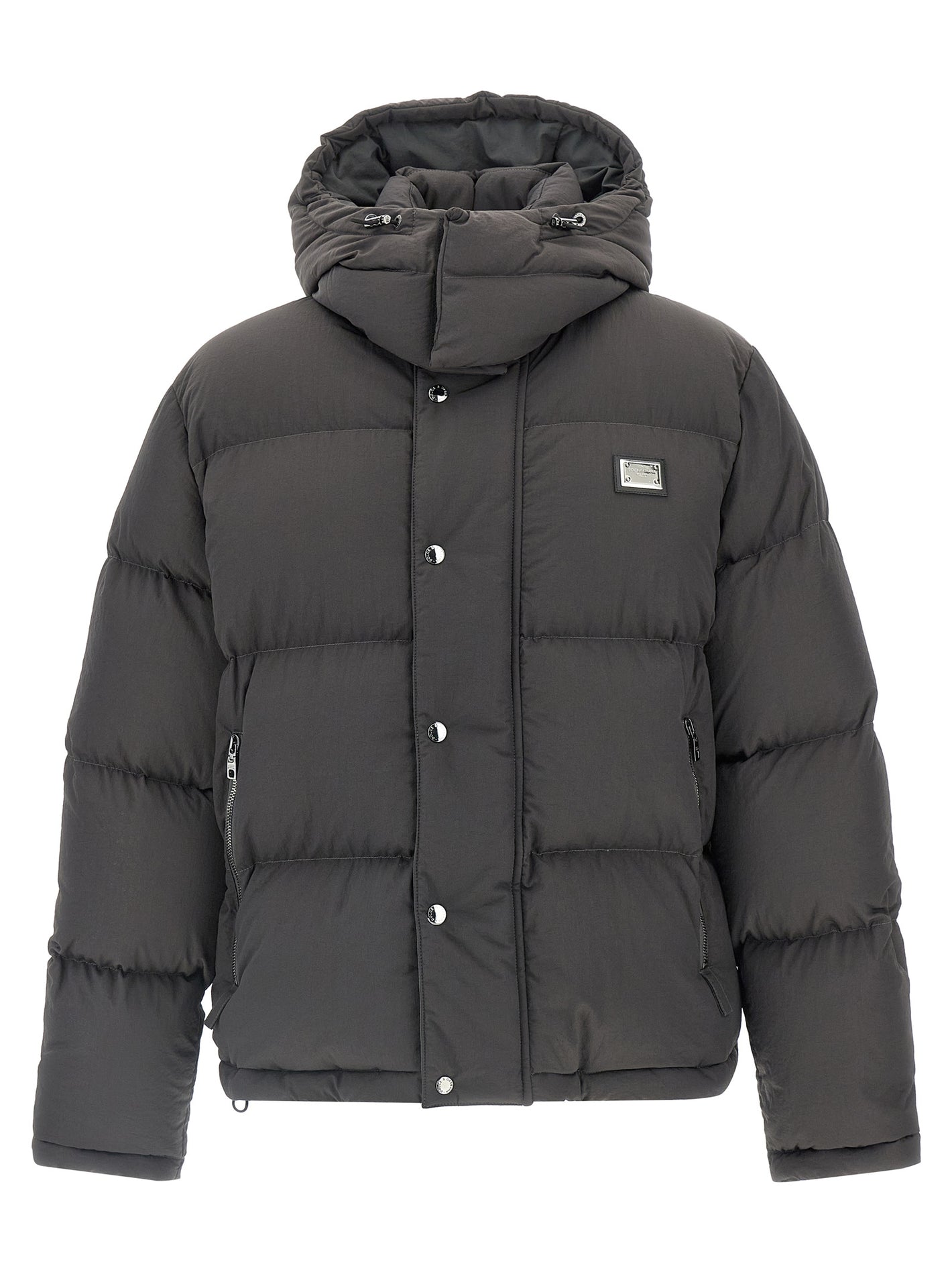 Dolce & Gabbana Logo Patch Down Jacket