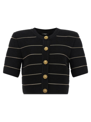 Balmain Cropped Cardigan