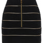 Balmain V-shaped Waist Skirt
