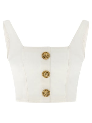 Balmain Button Top