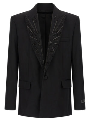 Balmain Crystal Blazer
