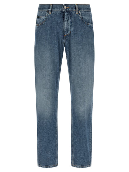 Dolce & Gabbana Heraldic Embroidery Jeans