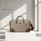 Gucci GG Large Duffle Bag with Interlocking G Beige and Brown