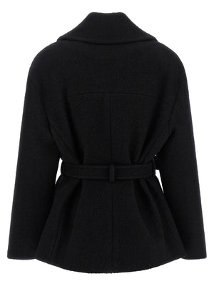 Balmain Anthem Belted Caban