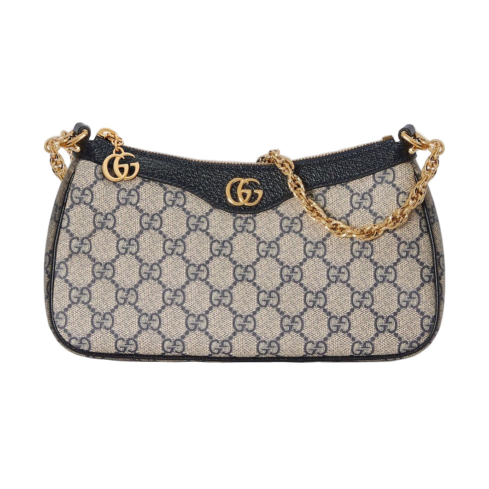 Gucci  Ophidia Small Shoulder Bag Beige and Blue