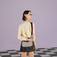 Gucci  Ophidia Small Shoulder Bag Beige and Blue