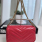 Gucci Marmont Matelasse Leather Super Mini Bag Red