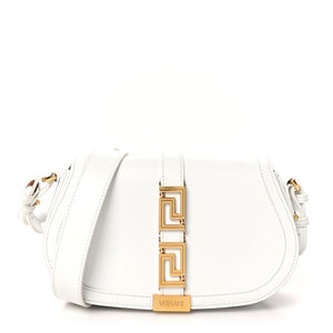 Versace Greca Goddess Shoulder Bag White