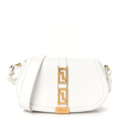 Versace Greca Goddess Shoulder Bag White