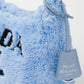 Prada Re-Edition 2000 Hobo Terry Cloth Mini Bag Blue