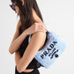Prada Re-Edition 2000 Hobo Terry Cloth Mini Bag Blue