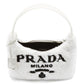 Prada Re-Edition 2000 Hobo Terry Cloth Mini Bag White