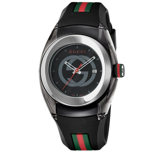 Gucci Sync Quartz Rubber Watch 45mm