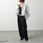 Prada Women Triangle Logo Elastic Belt Slim White