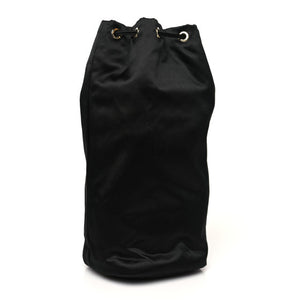 Prada Satin Vela Drawstring Pouch Black