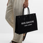 Saint Laurent Rive Gauche Tote Bag Black