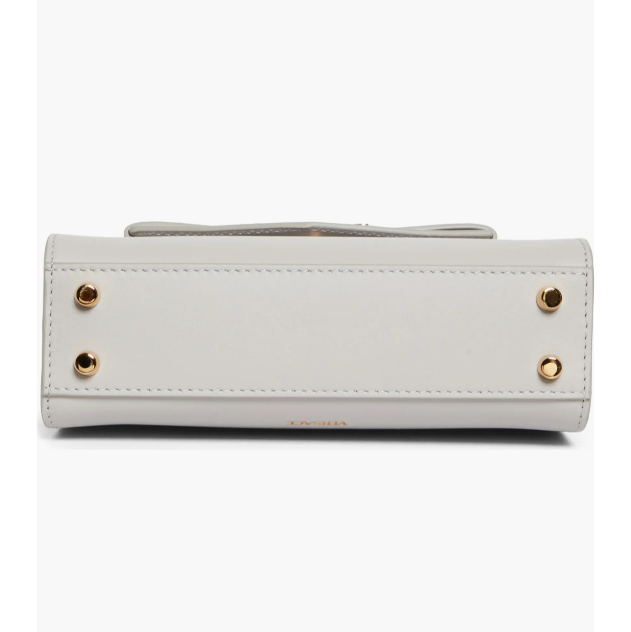White handbag with gold accents on Nordstrom website