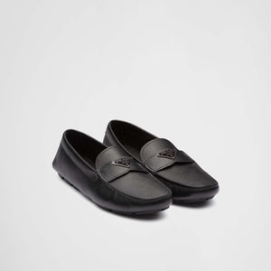 Prada Men's Saffiano Leather Driver Black