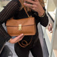 Prada Soft Sound Medium Leather Shoulder Bag Caramel