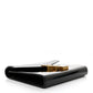 YSL Cassandre Chain Wallet Patent Monogram Black