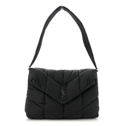YSL Medium Puffer ECONYL Regenerated Nylon Messenger Bag