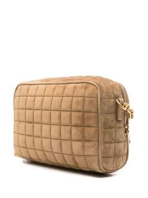YSL Cassandre Matelasse Carre Mini Camera Bag Suede