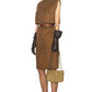 YSL Lou Lou Toy Puffer Bag Suede Fir Green