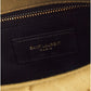 YSL Lou Lou Toy Puffer Bag Suede Fir Green