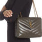 YSL Lou Lou Small Chain Leather Shoulder Bag Light Musk