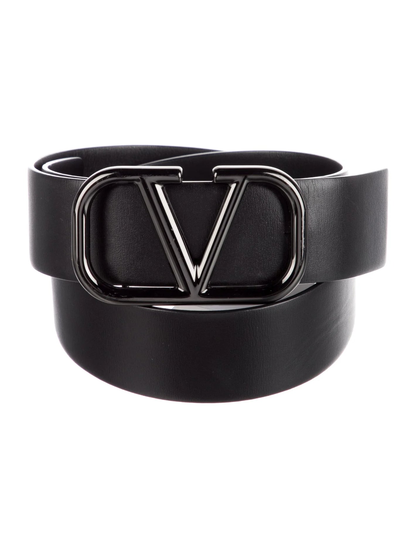 Valentino Garavani VLogo Signature Belt Black Size 70