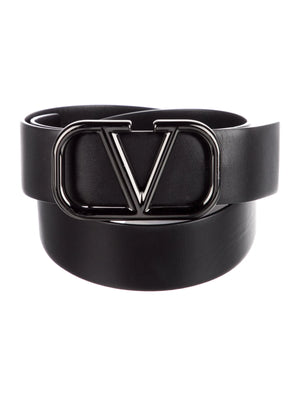 Valentino Garavani VLogo Signature Belt Black Size 70