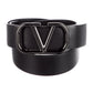 Valentino Garavani VLogo Signature Belt Black Size 70