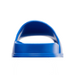 Blue Prada rubber slide on a white background with 'www.goat.com' website interface.