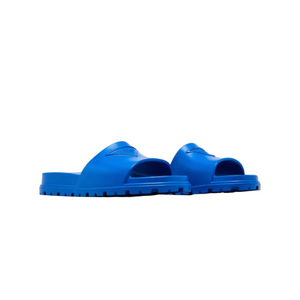 Blue slides on a website with price and option to buy new or used.