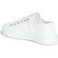 White sneaker on a white background
